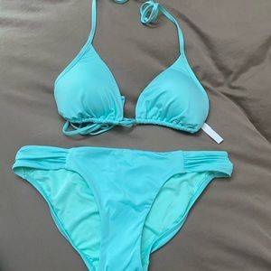 Victoria’s Secret turquoise two piece bikini